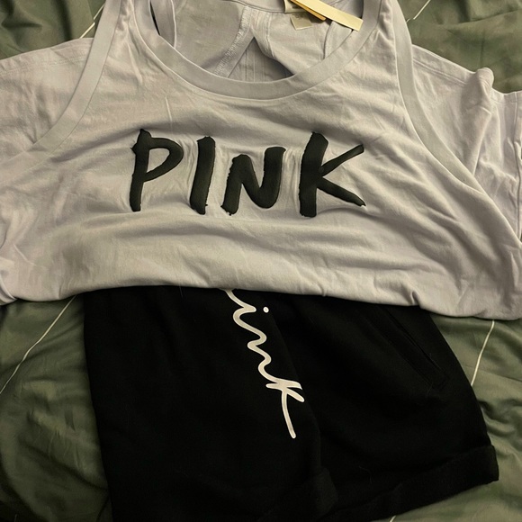 PINK Victoria's Secret Tops - VS PINK Keyhole Tank XXL and BF Short XL BOTH NWT
